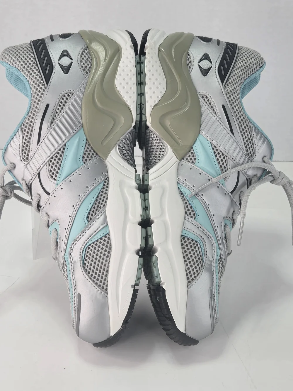 Apex X527 Women's Light Blue Gray Walking Athletic Orthopedic Sneakers Size 10 W - Picture 5 of 16